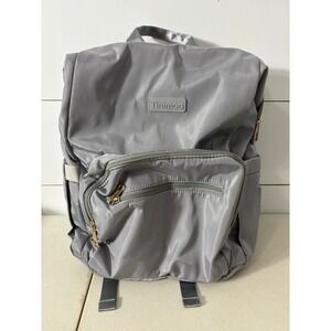 Tinimoo Diaper Bag Backpack Gray‎ Lightweight Baby Travel Nappy Organizer